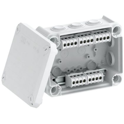   OBO 2007436 T 100 KL Junction box with terminal strip + with leads 150x116x67mm polypropylene