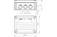 OBO 2007533 T 100 RW Kábel-Leágazódoboz bevezetőnyílásokkal 150x116x67mm polipropilén