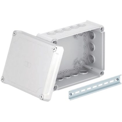   OBO 2007716 T 250 HD LGR Junction box with raised lid 240x190x115mm light gray Polypropylene / Polycarbonate