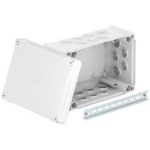   OBO 2007718 T 350 HD LGR Junction box with raised lid 285x201x139mm light gray Polypropylene / Polycarbonate