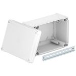   OBO 2007738 T 350 OE HD LGR Junction box with raised lid 285x201x139mm light gray Polypropylene / Polycarbonate