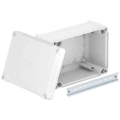   OBO 2007738 T 350 OE HD LGR Junction box with raised lid 285x201x139mm light gray Polypropylene / Polycarbonate
