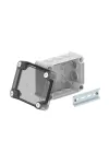 OBO 2007752 T 100 HD TR Junction box with raised transparent cover 150x116x83mm light gray Polypropylene / Polycarbonate