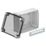   OBO 2007774 T 160 OE HD TR Junction box with raised transparent cover 190x150x94mm light gray Polypropylene / Polycarbonate