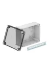 OBO 2007776 T 250 OE HD TR Cutie de joncțiune cu capac transparent inaltat 240x190x115mm gri deschis Polipropilenă / policarbonat