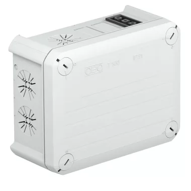OBO 2007809 T 100 WB 2S3 Junction box with Wieland connector 2 black 150x116x67mm polypropylene