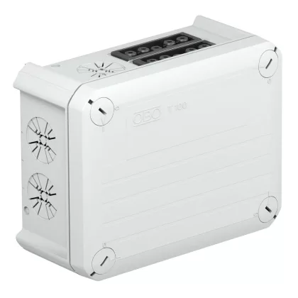   OBO 2007852 T 100 WB 2s5 Leágazódoboz Wieland csatl.hüvellyel 2s5p 150x116x67mm polipropilén