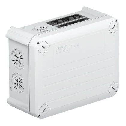   OBO 2007856 T 100 WB 4s5 Leágazódoboz Wieland csatl.hüvellyel 4s5p 150x116x67mm polipropilén