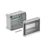   OBO 2008868 SDB 09L Tablou de distributie  PC pentru 9 TE, fără bloc bornă 245x190x130mm policarbonat gri deschis