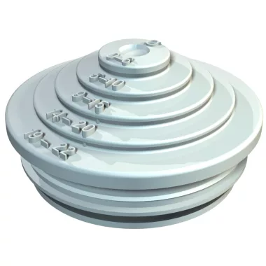 OBO 2012383 EDVS M25 LGR Dugaszolható Tömítés M25 világosszürke IP54 polietilén