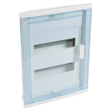 LEGRAND 201422 Nedbox süllyesztett kiselosztó,2s 28m átlátszó műanyag ajtóval