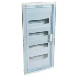 LEGRAND 201424 Nedbox süllyesztett kiselosztó,4s 56m átlátszó műanyag ajtóval