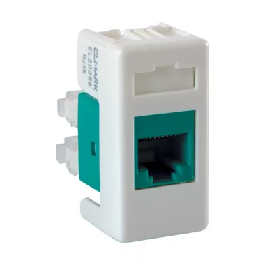 ELMARK "Life style" süllyesztett informatikai csatlakozóaljzat RJ45, fehér