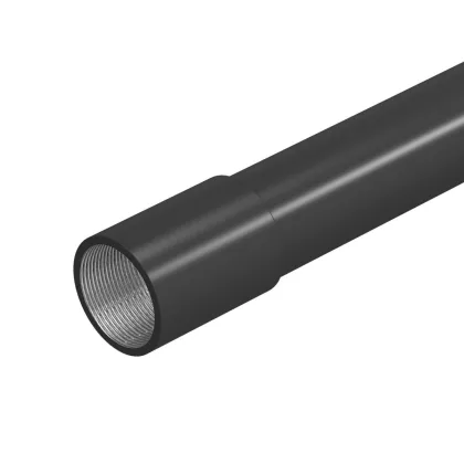   OBO 2046503 SM32W SW Acél Páncélcső menetes véggel 3000mm M32 PES50 - Polyester/Epoxid fekete [FAD]