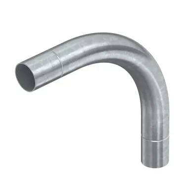 OBO 2046820 SBN40 FT 90°-Os Könyökcső menet nélkül ø40mm merítetten tűzihorganyzott acél