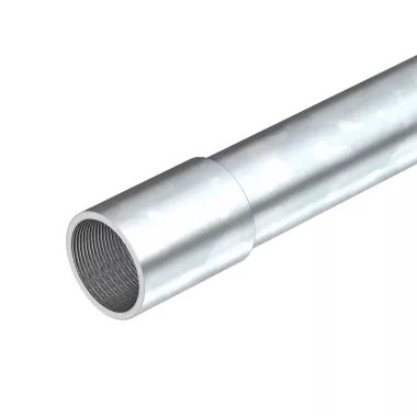 OBO 2046867 SM63W G Acél Páncélcső menetes véggel 3000mm M63x1,7 galvanikusan horganyzott 