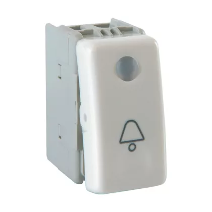   ELMARK "Life style" süllyesztett csengnyomó jelzfénnyel, fehér