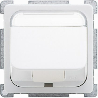 Schneider / Elso 206874 cable outlet cover, white