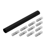   Wago 207-5465/316-000 kábeljavító készlet; többmagos kábelek; Közvetlen; ragasztással; Kábelátmérő 8 - 24 mm; kiegészítő vezetékösszekötőkkel; középfalas; fekete