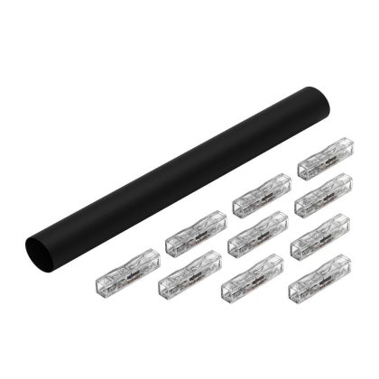   Wago 207-5465/316-000 kábeljavító készlet; többmagos kábelek; Közvetlen; ragasztással; Kábelátmérő 8 - 24 mm; kiegészítő vezetékösszekötőkkel; középfalas; fekete