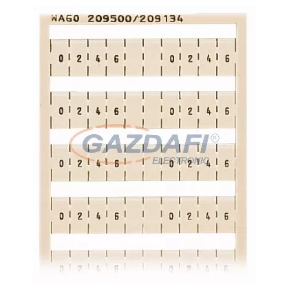 WAGO WSB gyors jelölő 209-502
