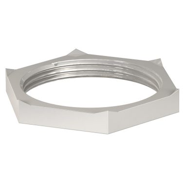 OBO 2091733 169 MSS M63 Ellenanya körmös M63x1,5 nikkelezett sárgaréz