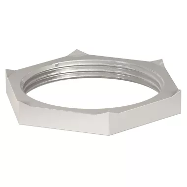 OBO 2091733 169 MSS M63 Ellenanya körmös M63x1,5 nikkelezett sárgaréz