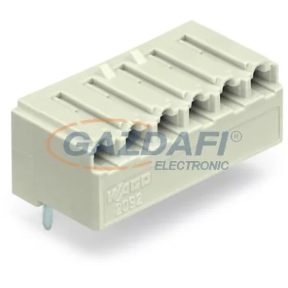 WAGO csatlakozó kábelrögzítő lappal szürke 2092-1323