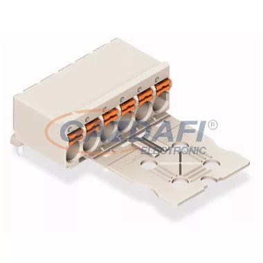 WAGO anyacsatlakozó kábelrögzítő lappal szürke 2092-1352