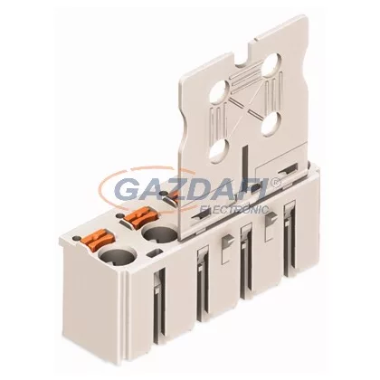   WAGO anyacsatlakozó kábelrögzítő lappal szürke 2092-3102