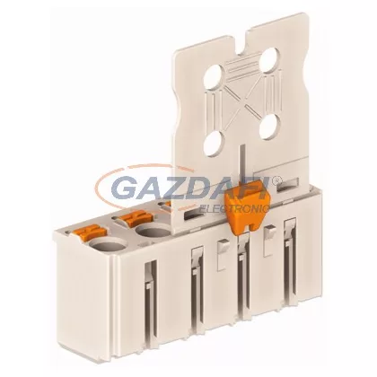   WAGO anyacsatlakozó kábelrögzítő lappal szürke 2092-3104-002-000