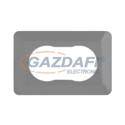   ELEKTRO-PLAST 2100-28 univerzális tapétavédő kettes keret, grafit, 131x203x3mm