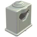   OBO 2105012 3040 LGR Greif-Iso Bilincs 6-16mm világosszürke polisztirol