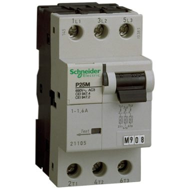 SCHNEIDER 21106 Acti9 P25M motor protection switch, 3P, 2.5A