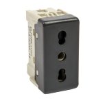 ELMARK "Life style" olasz típusú dugalj, sötétszürke