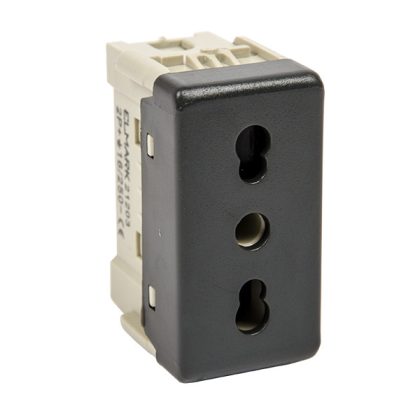 ELMARK "Life style" olasz típusú dugalj, sötétszürke