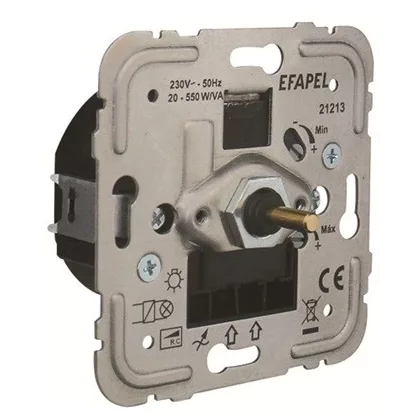   Efapel 21213 Fényerőszabályzó, elektronikus előtéttel ellátott halogénekhez, 550W R,C