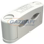  OBO 2124491 3080 2 LGR Som-Bilincs 2 kábel számára 6-17mm világosszürke polisztirol