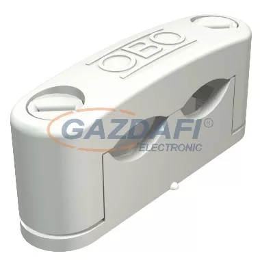OBO 2124491 3080 2 LGR Som-Bilincs 2 kábel számára 6-17mm világosszürke polisztirol