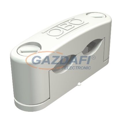   OBO 2124491 3080 2 LGR Som-Bilincs 2 kábel számára 6-17mm világosszürke polisztirol