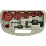   SG PRO 212643 körkivágó készlet műanyag dobozban, 9 részes