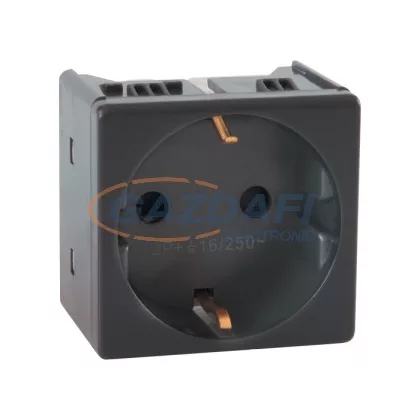   ELMARK "Life style" süllyesztett dugalj, sötétszürke