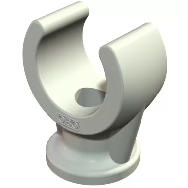 OBO 2140128 2962 12 LGR Talpas Szorítóbilincs 12mm világosszürke polipropilén