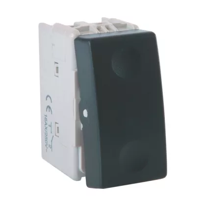   ELMARK "Life style" süllyesztett kétpólusú kapcsoló, sötétszürke