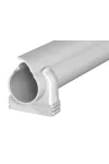 OBO 2154528 2954 M20 LGR Quick-Pipe Szett Quick-csatorna + Quick-bilincs M20 világosszürke OBO 2154528 2954 M20 LGR Quick-Pipe Szett Quick-csatorna + Quick-bilincs M20 világosszürke