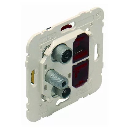 efapel 21546 R-TV-SAT+2*RJ45 aljzat