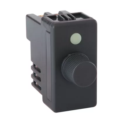   ELMARK "Life style" süllyesztett ventilátor kapcsoló, 500W, sötétszürke