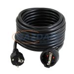   COMMEL 220-171 hosszabbító kábel dugóval és aljzattal, 5m, 16A 250V~3500W, H05RR-F 3x1.5, IP20