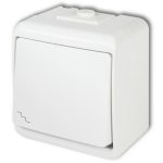 GAO 22041 Aquastar váltókapcsoló, fehér IP44