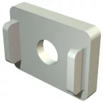 OBO 2205092 2033 D 25x19 Távtartó kábelrögzítőkhöz 25,5x19x4mm világosszürke polisztirol